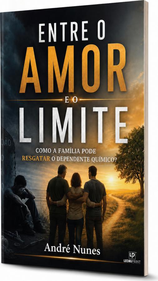 Mockup do livro Entre o Amor e o Limite, de André Nunes